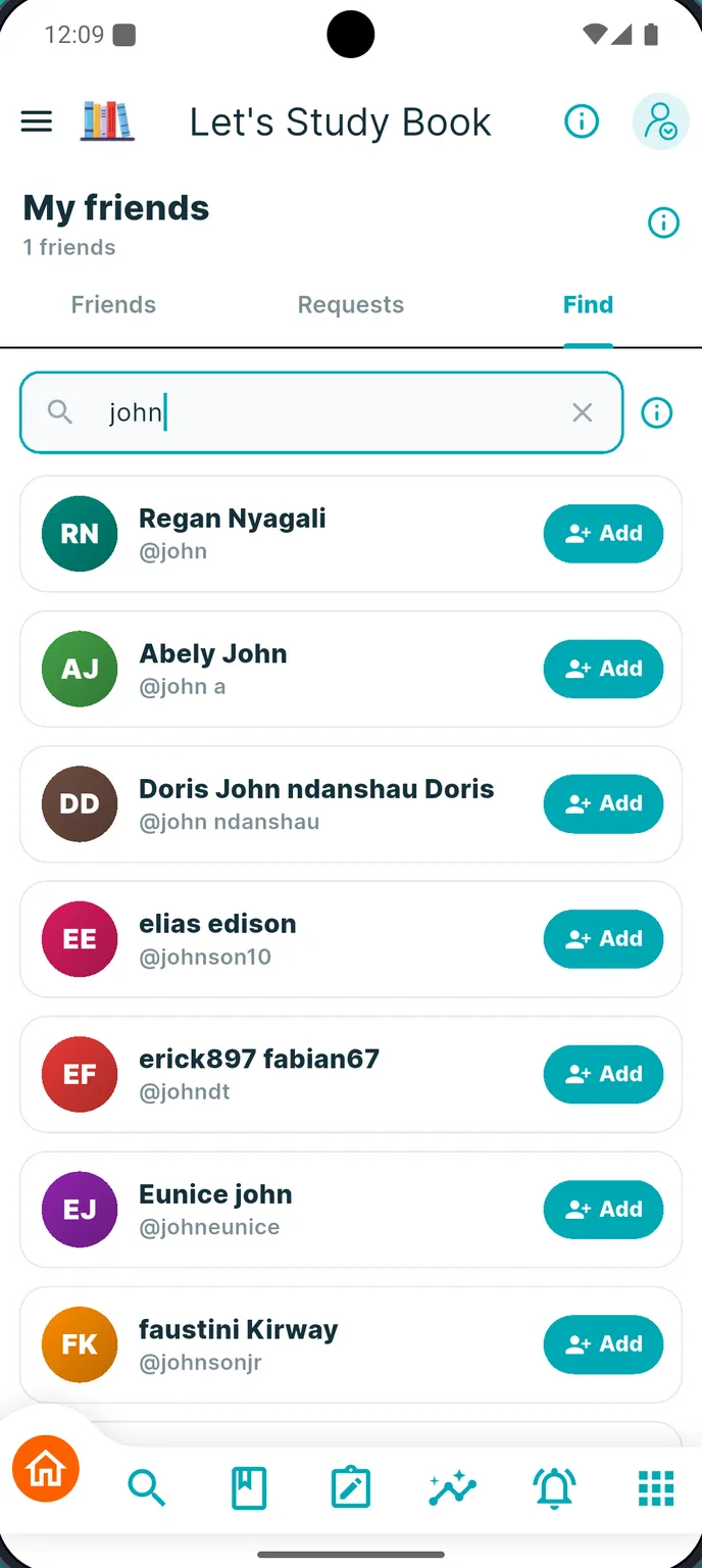 Screenshot der App: Du hängst fest? Frag einen Freund – direkt an der Aufgabe